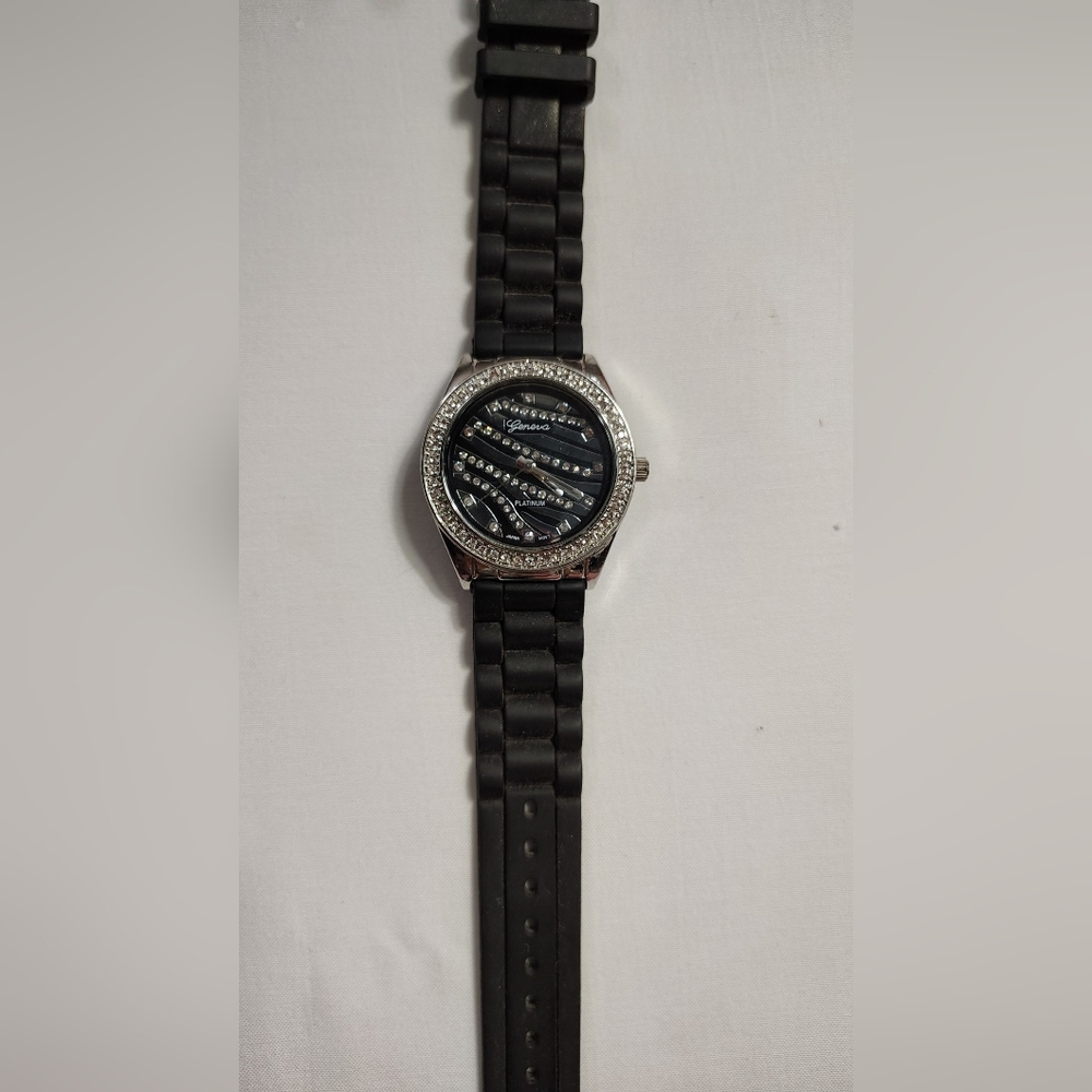 Geneva platinum watch